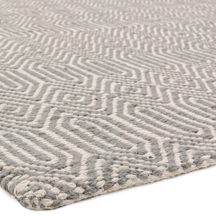 Rug Sloan geometric grey silver 200x300 cm