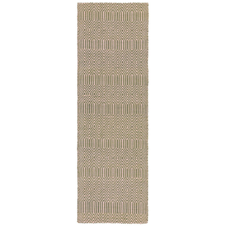Tappeto Sloan geometrico marrone e beige 100x150