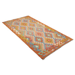 Kilim 102x201 Cm Kilim, Afghanistan, Lana Cardata A Mano
