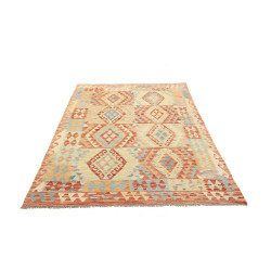 Kilim 149x196 Cm Kilim, Afghanistan, Lana Cardata A Mano