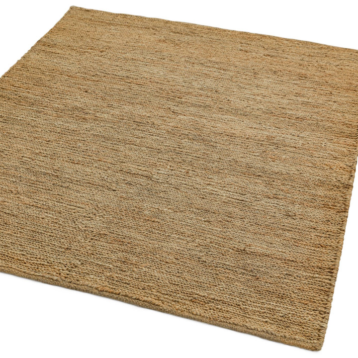 Rug Soumak plain beige rope light brown runner 6