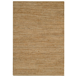 Rug Soumak plain beige light brown 160x230 cm
