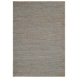 Tappeto Soumak tinta unita grigio e beige 200x30