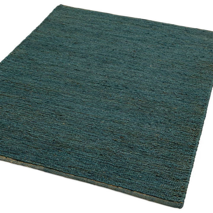 Tappeto Soumak tinta unita verde scuro e verde p