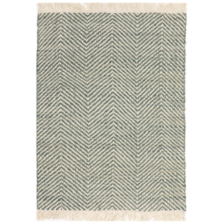 Rug Vigo geometric olive green beige 160x230 cm