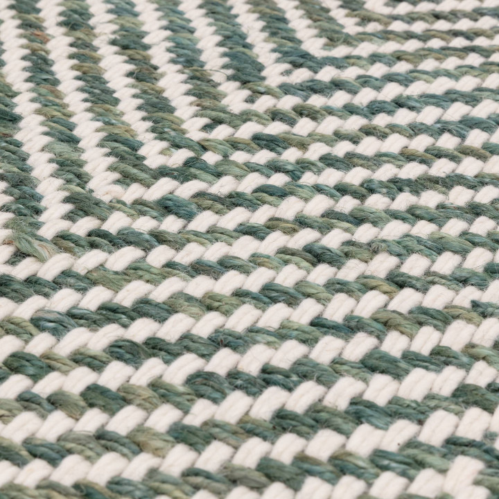 Tappeto Vigo geometrico verde e beige 200x290 cm