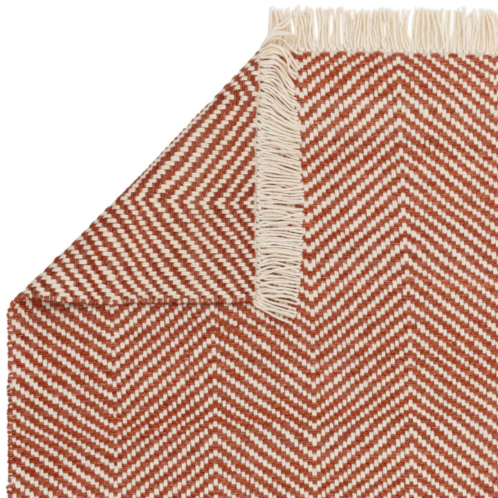 Tappeto Vigo geometrico rame e beige 200x290 cm