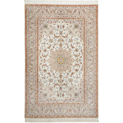 Tappeto Originale Isfahan Persia 155x240 Crema