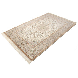 Tappeto Originale Isfahan Persia 155x240 Crema