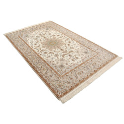 Tappeto Originale Isfahan Persia 155x240 Crema