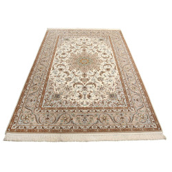 Tappeto Originale Isfahan Persia 155x240 Crema