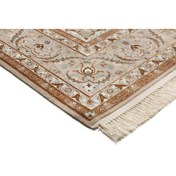 Tappeto Originale Isfahan Persia 155x240 Crema
