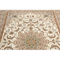Tappeto Originale Isfahan Persia 155x240 Crema