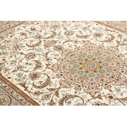 Tappeto Originale Isfahan Persia 155x240 Crema