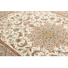 Tappeto Originale Isfahan Persia 155x240 Crema