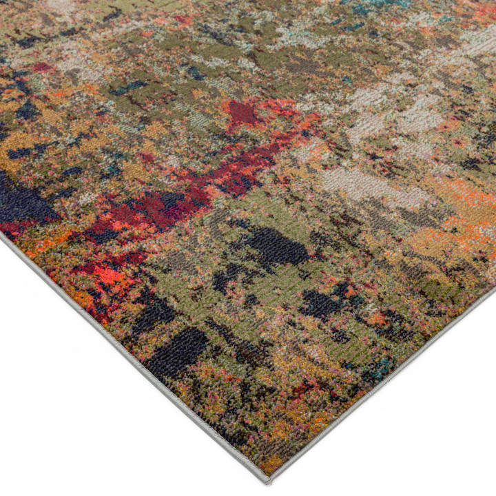 Rug Colores Cloud abstract multicoloured orange