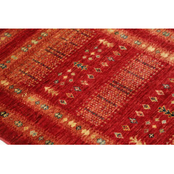 Tappeto Originale Siva Pakistan 79x116 Rosso Ru