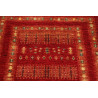 Tappeto Originale Siva Pakistan 79x116 Rosso Ru