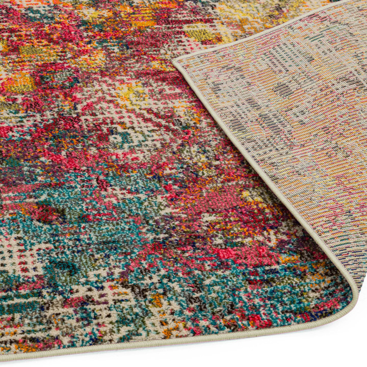 Rug Colores Cloud abstract fuchsia orange yellow