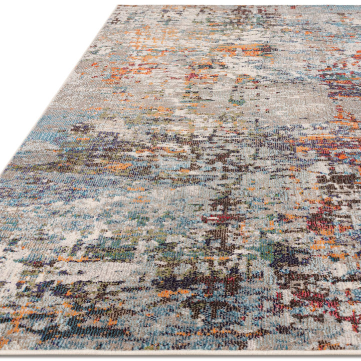Tappeto Colores Cloud astratto blu e grigio 80x1