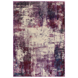 Rug Colores Cloud abstract purple burgundy beige