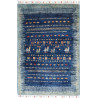 Tappeto Originale Siva Pakistan 78x121 Blu Navy