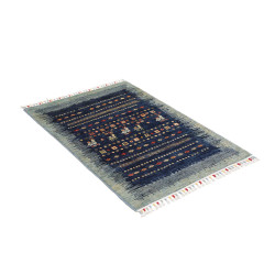 Tappeto Originale Siva Pakistan 78x121 Blu Navy
