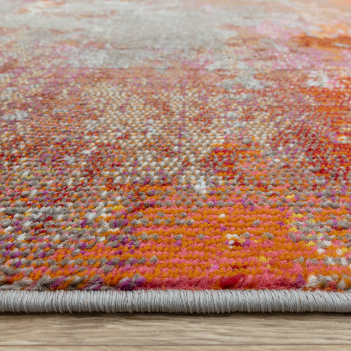 Rug Colores Cloud abstract grey orange white rus