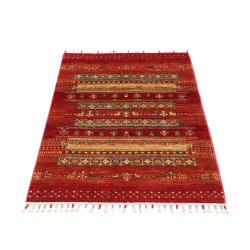 Tappeto Originale Siva Pakistan 83x115 Rosso Ma