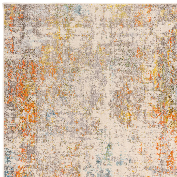 Rug Colores Cloud abstract beige grey orange yel