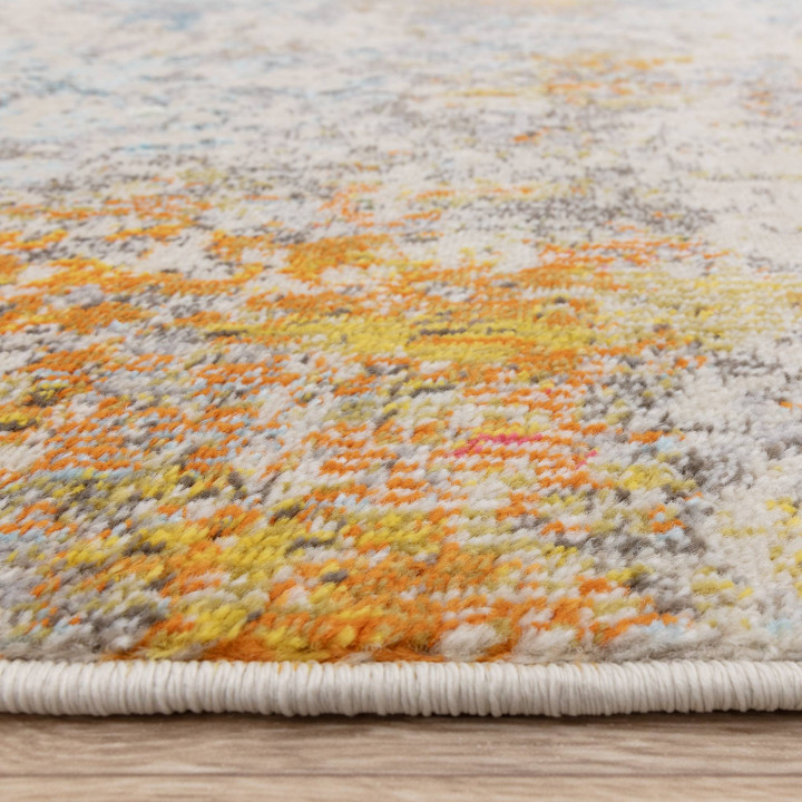 Tappeto Colores Cloud astratto beige e grigio 20