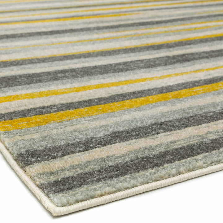 Rug Colt geometric grey yellow white dark grey 1