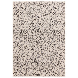 Rug Muse abstract beige black runner 66x240 cm