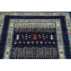Tappeto Originale Siva Pakistan 82x118 Blu Prof