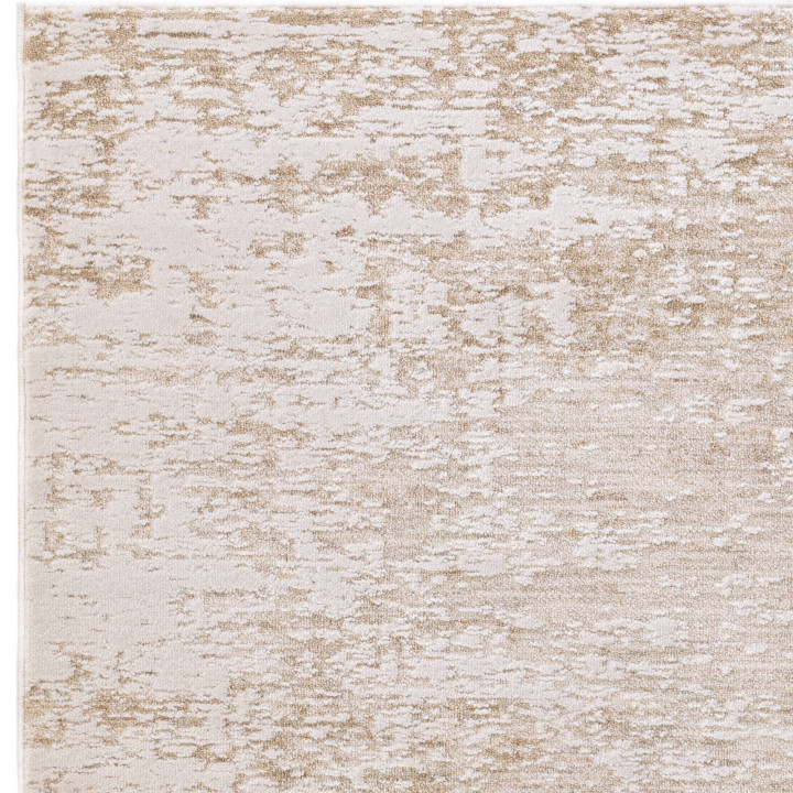 Tappeto Anders astratto beige e bianco naturale