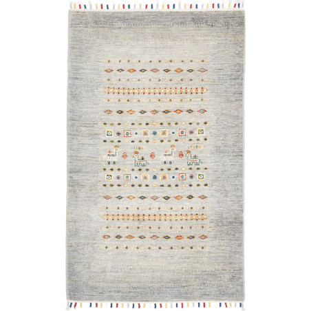 Tappeto Originale Siva Pakistan 78x127 Grigio A