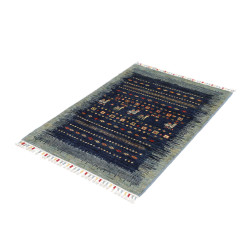 Tappeto Originale Siva Pakistan 82x120 Blu Azzu