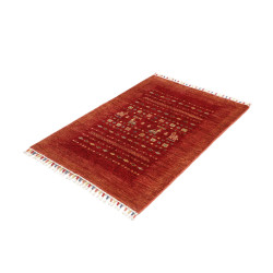 Tappeto Originale Siva Pakistan 86x122 Rosso Be