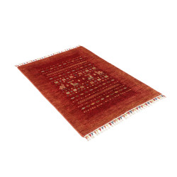Tappeto Originale Siva Pakistan 86x122 Rosso Be