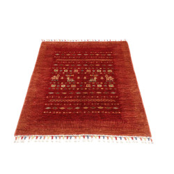 Tappeto Originale Siva Pakistan 86x122 Rosso Be