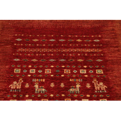 Tappeto Originale Siva Pakistan 86x122 Rosso Be