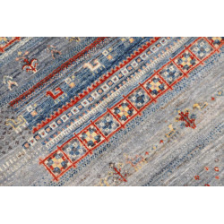 Tappeto Originale Siva Pakistan 80x119 Blu Grig