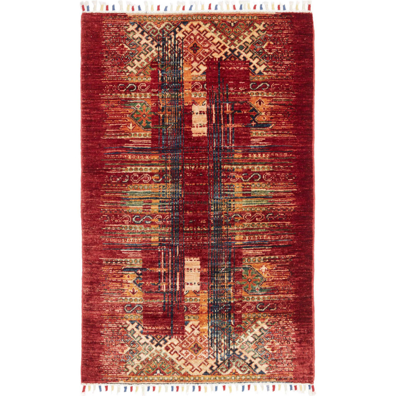 Tappeto Originale Siva Pakistan 80x124 Rosso Sc