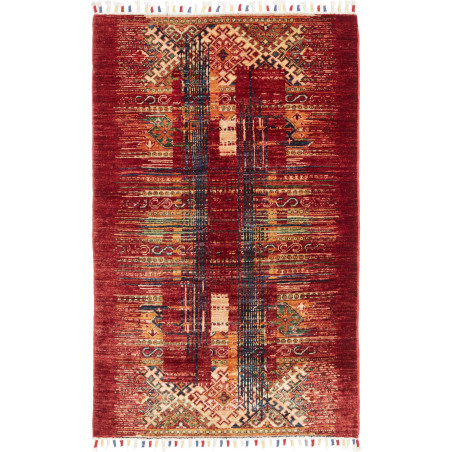 Tappeto Originale Siva Pakistan 80x124 Rosso Sc