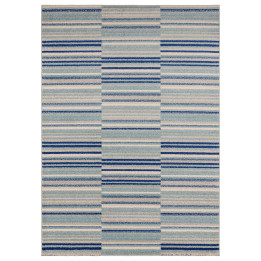 Rug Muse geometric blue light blue white light g