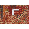 Tappeto Originale Siva Pakistan 80x124 Rosso Sc