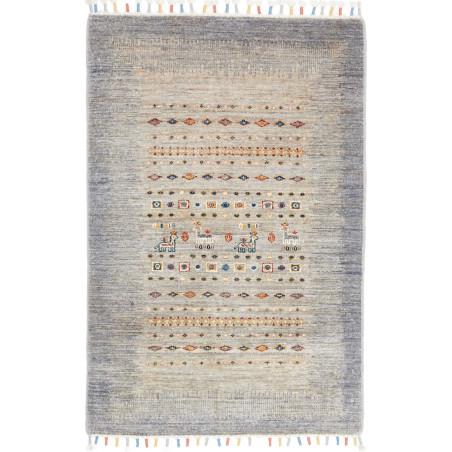 Tappeto Originale Siva Pakistan 79x117 Grigio B