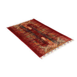 Tappeto Originale Siva Pakistan 81x126 Rosso Be