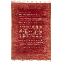 Tappeto Originale Siva Pakistan 88x126 Rosso Be