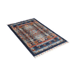 Tappeto Originale Siva Pakistan 81x125 Blu Ross